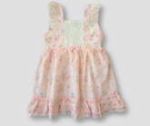 فستان شيفون صيفي مع ورود